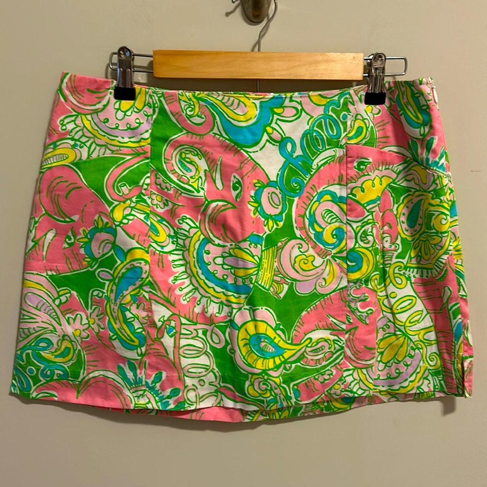 VGUC Lilly Pulitzer Skort Chin Chin 8